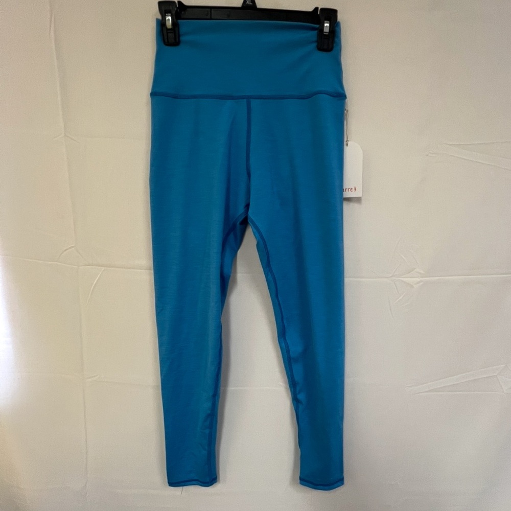 NEW Barre3 Womens legging in blue size: L